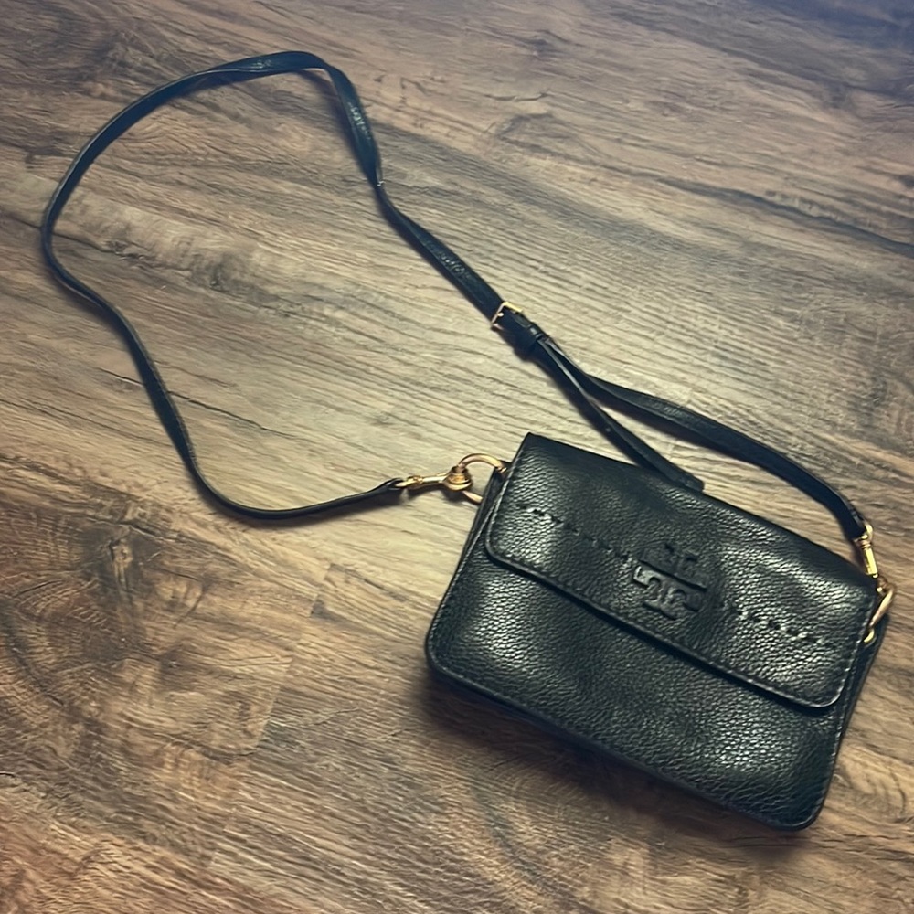 Black Tory Burch Crossbody Purse